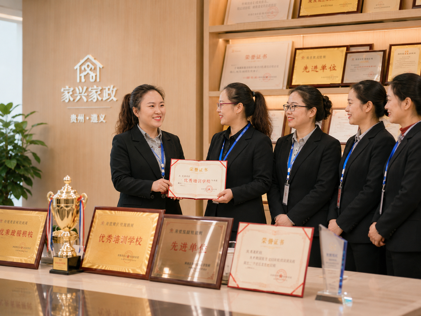 家兴家政荣誉成果展示