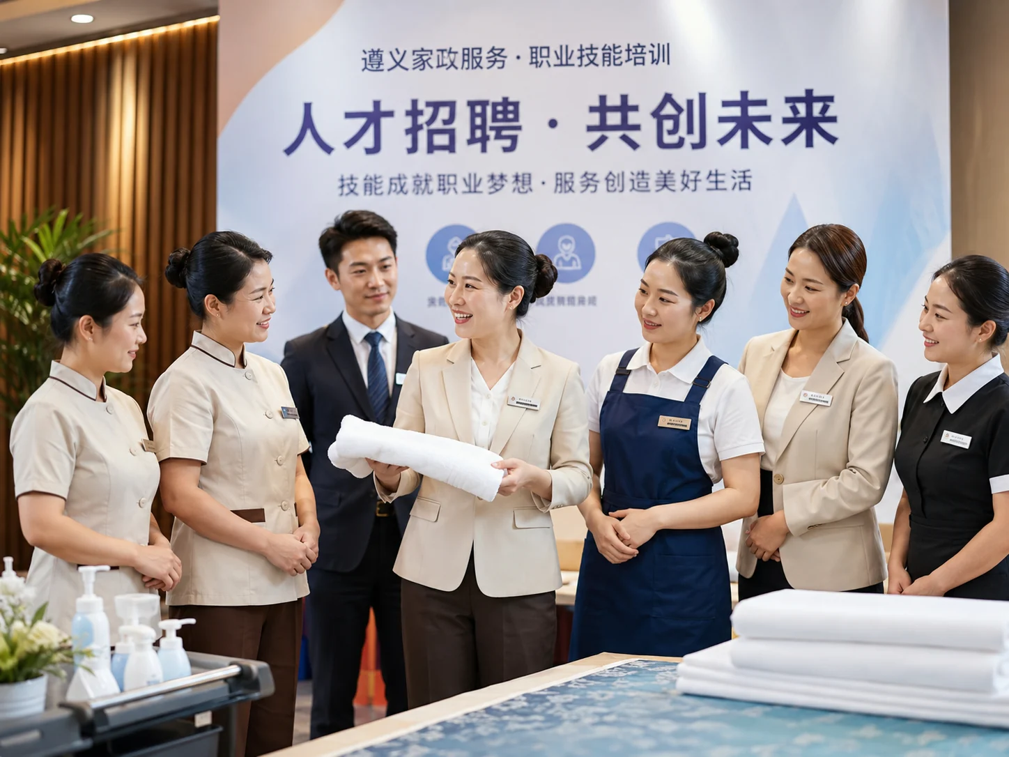 家兴人才招聘与团队带教现场